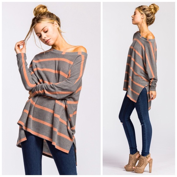 Tops - 💕LAST 1! Off Shoulder Brushed Fabric Top'